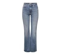 ONLY Onljuicy HW Flared DNM Dot023 Noos, Media Blu Denim, 30W x 32L
