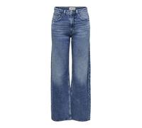 ONLY Onljuicy HW Wide DNM Dcc637 Noos Jeans, Medium Blue Denim, 28W x 32L Donna