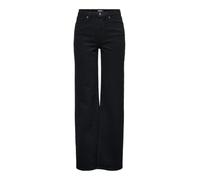 ONLY - Jeans a fondo ampio neri-Nero W25 L32