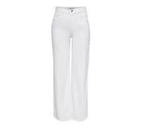 ONLY Onljuicy HW Wide Leg DNM Reabox Noos, Jeans Donna, Bianco, 27W / 34L