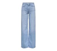 ONLY Onljuicy HW Wide Leg Rea141 DNM Noos, Mix Blu Chiaro, 28W x 34L Donna