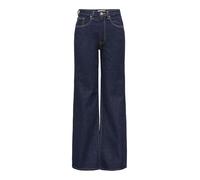 ONLY Onljuicy HW Wide Rinse DNM Mas763 Noos Larghi, Blu Jeans Scuro, 29W x 30L Donna