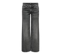 ONLY Onljuicy LW Wide DNM Dot890 Noos Jeans Larghi, Denim Grigio Scuro, 30W x 34L Donna