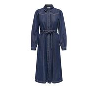 ONLY Onljulie LS DNM Dress Qyt, Blu Jeans Scuro, M Donna