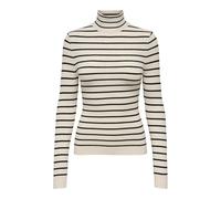 ONLY Pullover 'ONLKarol' antracite / bianco, Taglia M