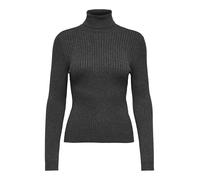 ONLY Onlkarol L/S Rollneck Knt Noos Pullover, Donna, Grigio (Scuro Mélange), M