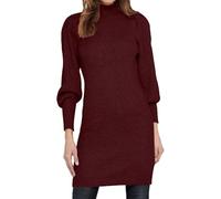 ONLY Onlkatia L/S Dress Knt Noos, Cabernet, S Donna