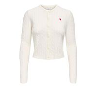 ONLY Onlkatia LS Cable Button Cardigan CC Knt, Baby's Breath, XS Donna
