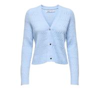 ONLY Onlkatia LS Cable V-Neck Cardi Knt Nca, Kentucky Blue., M