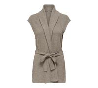 ONLY Onlkatia SL Rib Long Vest CC Knt Gilet, Fungi, S Donna