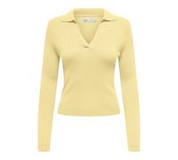 ONLY Onlkaya LS Polo Knt Nca, Double Cream, M