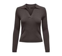 ONLY Onlkaya LS Polo Knt Nca, Torta al Cioccolato, S