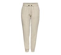 Only Onlkelda Emery MW Pull-Up Pants Pnt Noos Pantaloni, Beige (Humus), 40W / 34L Donna