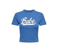 ONLY Onlkelly Life S/S Short Print Top Boxjrs, Regata, M