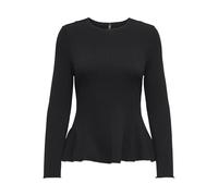 ONLY Onlkenya L/S Peplum Top Jrs, Nero, M