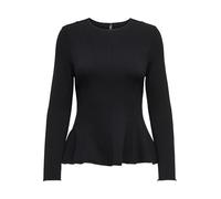 ONLY Onlkenya L/S Peplum Top Jrs, Nero, S Donna