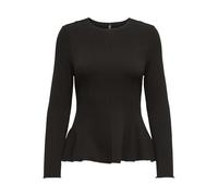 ONLY Onlkenya L/S Peplum Top Jrs, Torta al Cioccolato, M Donna