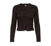 ONLY Onlkerry LS V-Neck Button Cardigan Knt Scollo a V, Torta al Cioccolato, L Donna