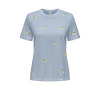 ONLY Onlketty Life S/S O-Neck Top Jrs Noos, Blu di Cachemire, XS Donna