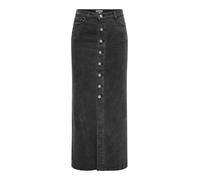 ONLY Onlkita Button Maxi DNM Gua-Gonna, Nero delavé, S Donna