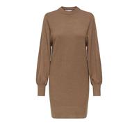 ONLY Onllabelle Life L/S Dress Knt Noos, Marrone, M Donna