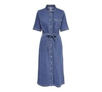 ONLY Onllana SS Long Dress DNM Rea258 Noos Abito Corto, Media Blu Denim, XS Donna