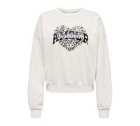 ONLY Onllauren Life L/S Animal O-Neck CC Swt, Betulla, XL Donna