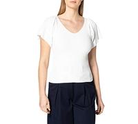 ONLY ONLLEELO S/S Back Pullover Knt Noos T-Shirt, Eggnog, L Donna