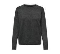 ONLY Onllesly Kings L/S Maglione Knt Noos, Dark Grey Melange, Donna, L (EU)