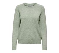 ONLY ONLLESLY Kings L/S Pullover Knt Noos Maglione, Multicolore (BasilW Melange), M Donna