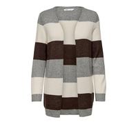 ONLY Onllesly L/S Open Cardigan Knt Noos Lungo, Melange Grigio Medio, S Donna