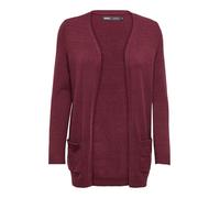 ONLY Onllesly L/S Open Cardigan Knt Noos Lungo, Zinfandel, M Donna