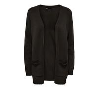 ONLY Onllesly L/S Open Cardigan Knt Noos, Maglione Cardigan Donna, caffè Nero, XS