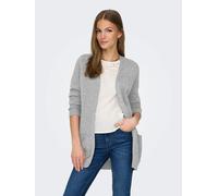Only Onllesly Open Cardigan Ultimate Grey da Donna L Grigio