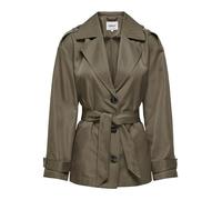 ONLY ONLLINE Short Trenchcoat Otw Noos Trench, Walnut, XL Donna