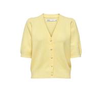 ONLY Onlliva V-Neck S/S Cardigan Knt Noos, Mellow Giallo, M