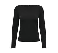 ONLY Onllive Love LS Boatneck Jrs Noos, Nero, M Donna
