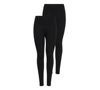 Only - Confezione da 2 paia di leggings neri-Nero XL