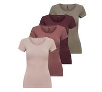 ONLY Onllive Love New SS O-Neck Top Noos, maglietta da donna, XS