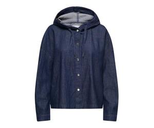 Only Onllizzy - Maglietta da Donna con Cappuccio DNM, Blu Jeans Scuro, L