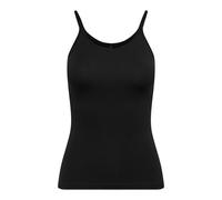 ONLY onlLOVE STRAP SINGLET T-shirt Donna, Nero, 36 (Taglia produttore: S)