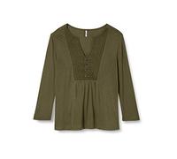Only Onllovely Life 3/4 Crochet Top Jrs Maglia a Maniche Lunghe, Kalamata, S Donna