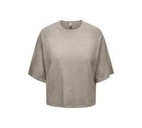 ONLY Onlloyal Knt Nca - Maglione Girocollo a 3/4, Beige., XL