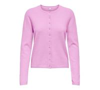 ONLY Onlloyal Life LS O-Neck Button Cardi Knt, Rosa Super, M Donna, Rosa Super, M