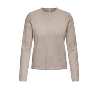 ONLY Onlloyal LS Oneck Pullover Knt Nca Pullover Beige, S Donna, Beige, S