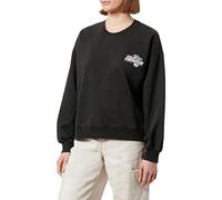 ONLY Onllucinda Reg L/S Race O-Neck Box Swt Maglia di Tuta, Black/Print:Thunder, M Donna