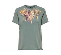 ONLY Onllucy Life Reg S/S Top Jrs Noos, Balsamo Verde, S Donna