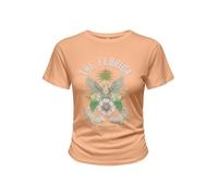 ONLY Onllucy Life S/S Summer Top Box Jrs, Crema Caramel, S