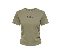 Only Onllucy Life S/S Summer Top Box Jrs, Noce, XS Donna