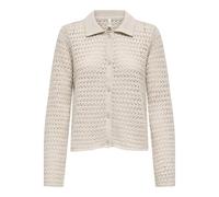 ONLY Onlluli LS Structure Polo Button Knt, Pietra pomice, L, Pietra pomice, L